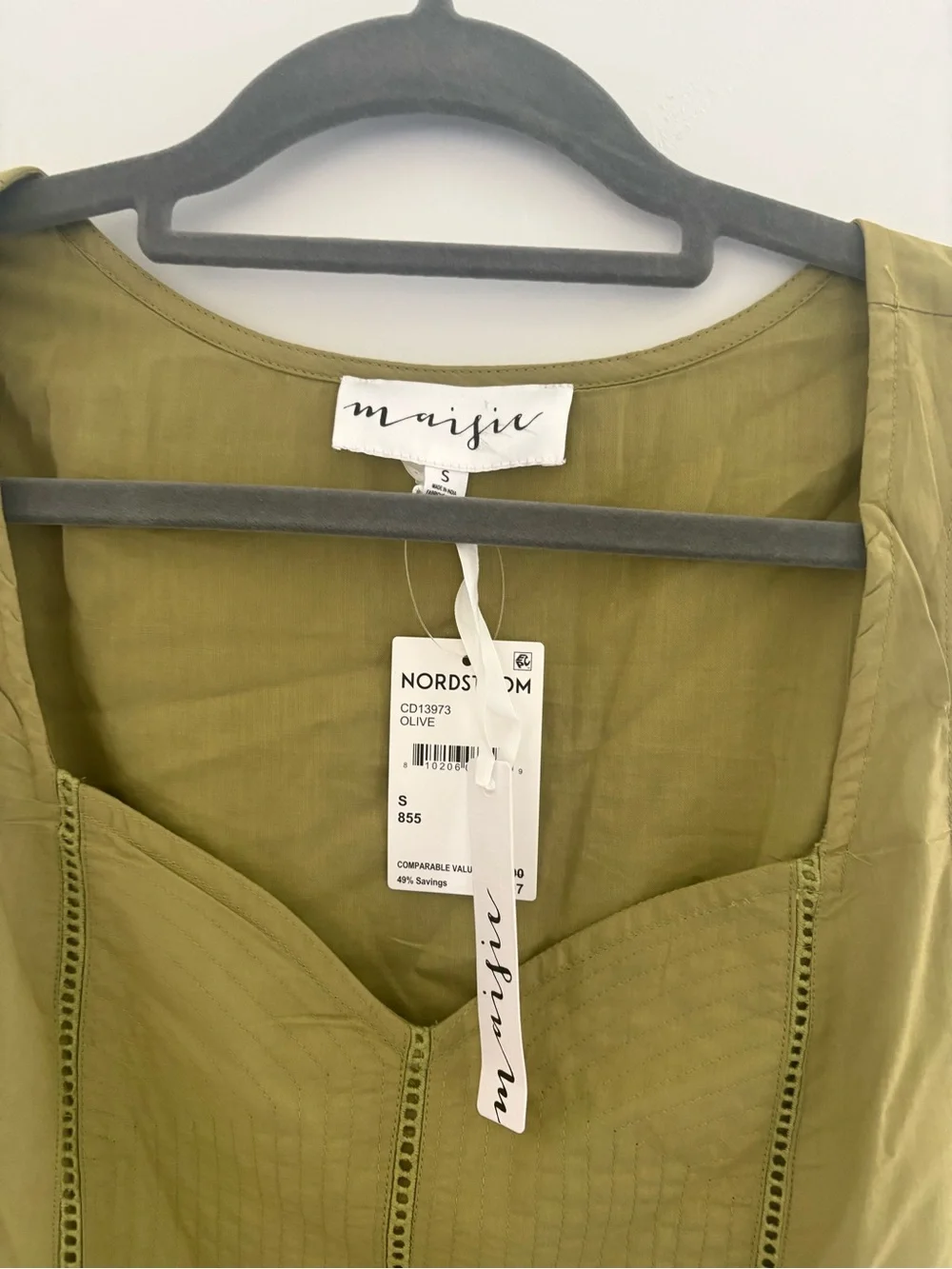 Maisie Cotton Poplin Midi Dress